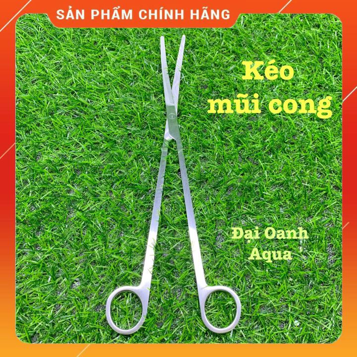 Kéo Innox Mũi Cong Cắt Tỉa Cây Thủy Sinh-Trang trí bể cá