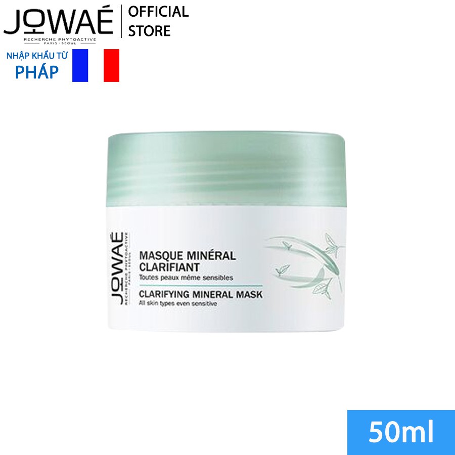 Mặt Nạ Khoáng JOWAE Tẩy Da Chết Loại Bỏ Tạp Chất Làm Mịn Da - Mỹ Phẩm Thiên Nhiên Nhập Khẩu Pháp 50ml