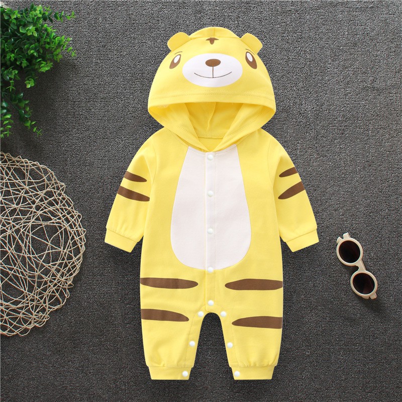 Quần Áo Trẻ Em Sơ Sinh, Bộ Body Thú Dài Tay Cho Bé Trai, Bé Gái Chất Cotton - [BDD8]