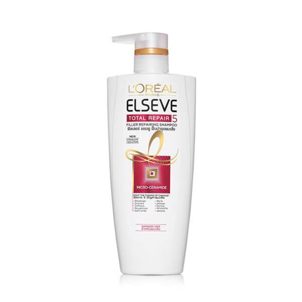 Dầu gội phục hồi tóc hư tổn L'Oreal Paris Elseve Total Repair 5 Repairing Shampoo 650ml - SHOP DIỆU HUYỀN