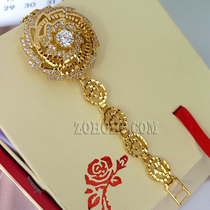 Lắc tay mặt bông hoa lớn