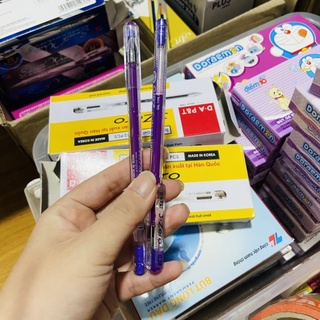 Bút gel DongA 3-zero hàn quốc (xanh , đỏ, tím) 1 hộp