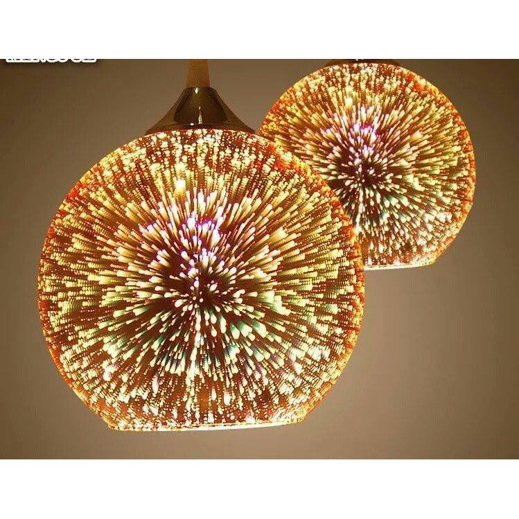 Đèn thả cầu 3D phi150