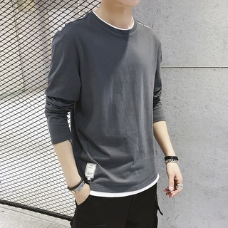 Áo thun nam dài tay style hàn quốc chất cotton đẹp hàng chuẩn