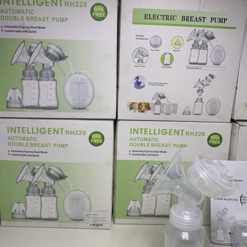 Máy Hút Sữa Điện Đôi Electric Breast Pump RH228 Hút Êm Không Đau Rát