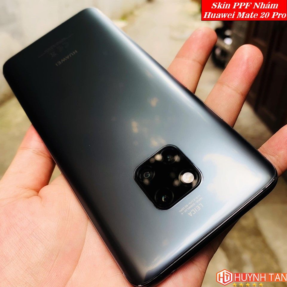Miếng Dán PPF Mặt Sau Chống Vân Tay Cho Huawei Mate 20 Pro, Dán Mặt Lưng Huawei