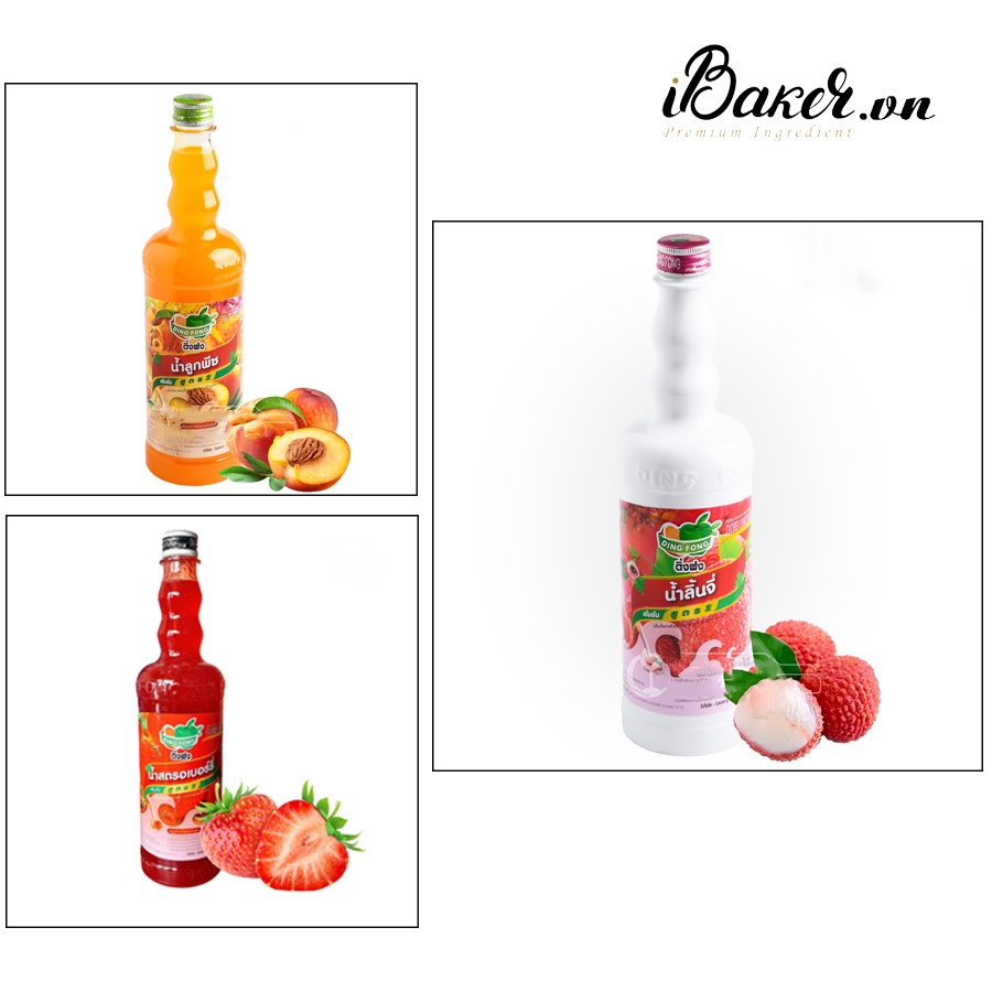 Siro Thái Lan Ding Fong các vị 760m