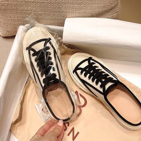 Hàng Mới Về Giày Lười Vải Canvas Thời Trang Mùa Hè Hàng Mới 2022 Dành Cho Bạn Nữ