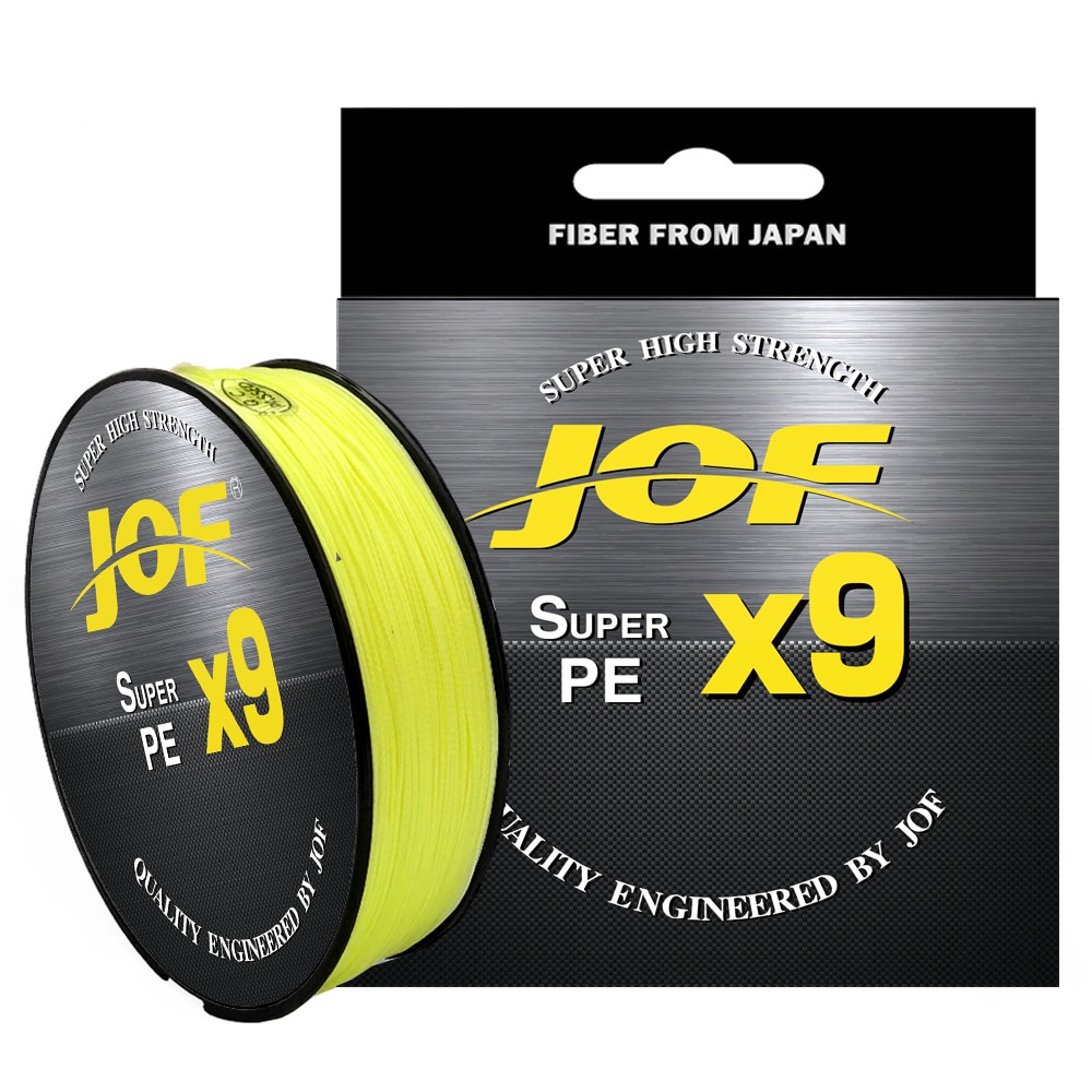 Cuộn Dây Câu Cá JOF X9 Bằng Sợi PE Bện Chống Ma Sát 500300100M PE Bện Dây Cao Cấp