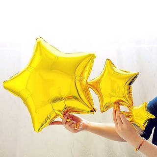 Bóng trang trí sinh nhật hình ngôi sao vàng