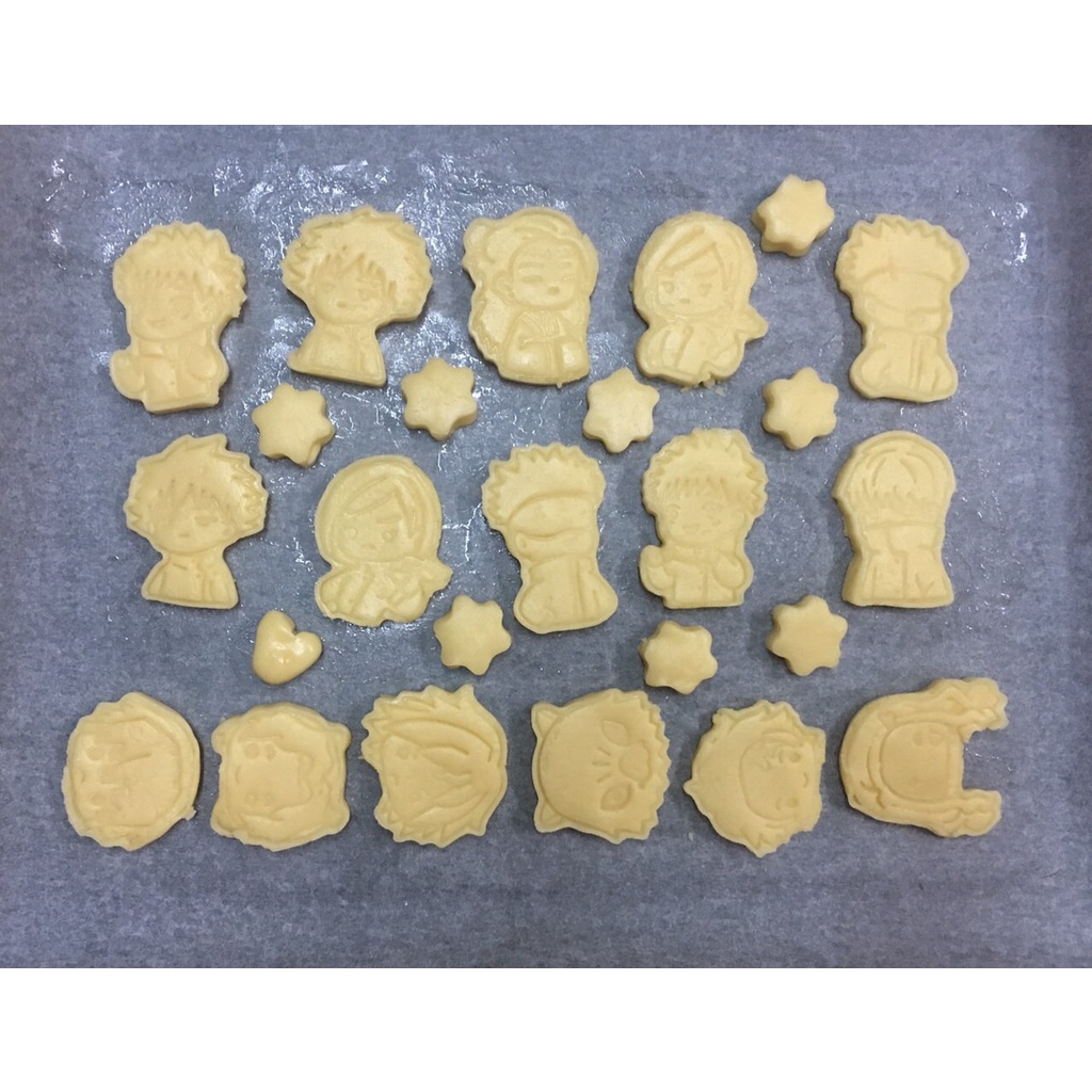 OtakuTPstore Khuôn làm bánh quy cookies rau câu jelly anime Jujutsu Kimetsu Paw Patrol Chó cứu hộ Sumikko Peppa