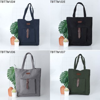 Toko Túi Tote Vải Canvas Đựng Laptop Màu Trơn Dày Dặn Cao Cấp Dành Cho Nữ