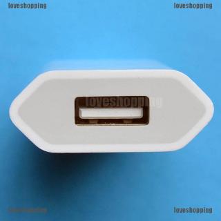 Củ Sạc 1 Cổng USB Phích EU Cho iPhone Samsung