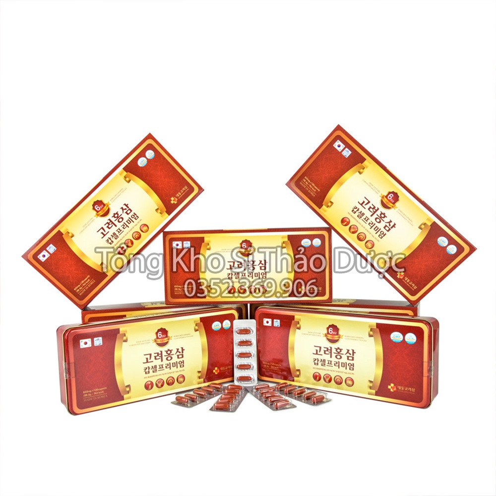 Sâm nhung linh cho đông trùng (Hộp 120v) - Sản phẩm cao cấp