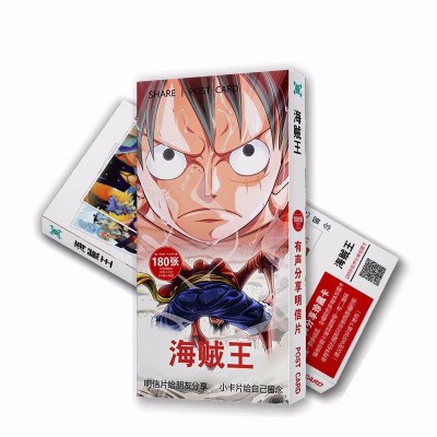 Hộp Postcard One Piece Manga Anime - Bưu thiếp bìa cứng