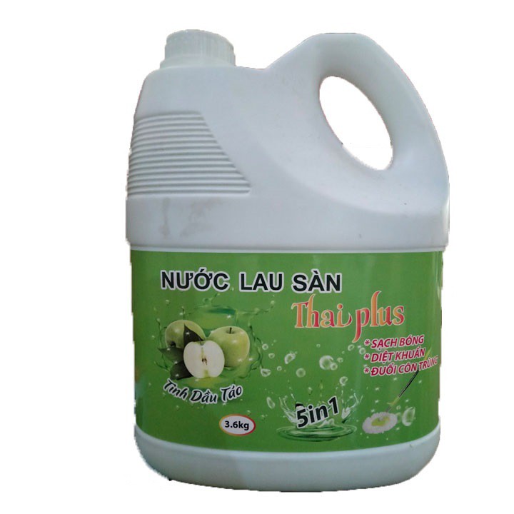 Nước Lau Sàn Thái Plus Hương Táo 3600ml