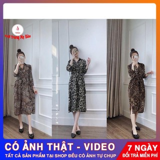 Váy Da Beo Dành cho Mẹ Bầu Trước & Sau Sinh (45kg-75kg) Hình thật (bao chất, bao giặt) (shop Tatoco)
