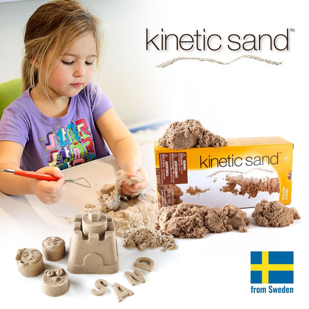 Cát động lực Kinetic Sand Thụy Điển-có video thật