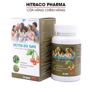 Viên uống Detox Bổ Gan, giải độc gan, thanh nhiệt mát gan, tăng cường chức năng gan - Hộp 60 viên [Detox Bổ Gan]