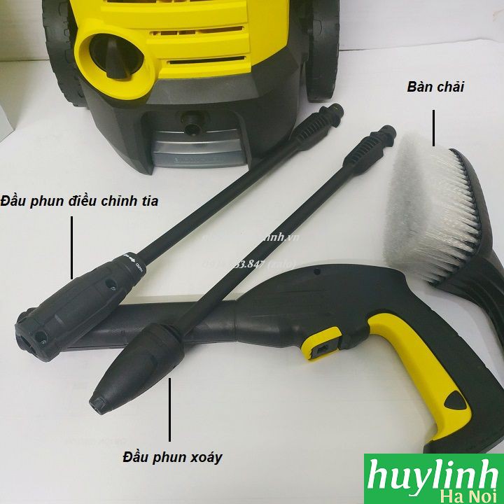 Máy phun xịt rửa xe Karcher K2 360 - Tặng chai dung dịch Karcher 1 Lít