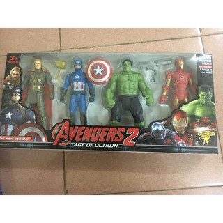 Đồ chơi mô hình siêu nhân đủ bộ cho bé