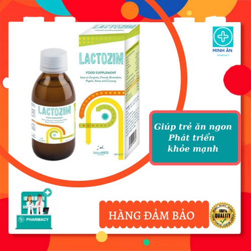 [ QUÀ TẶNG CHO BÉ ] LACTOZIM - KÍCH THÍCH ĂN NGON CHO TRẺ BIẾNG ĂN KÉO DÀI ( Chai 150ml )