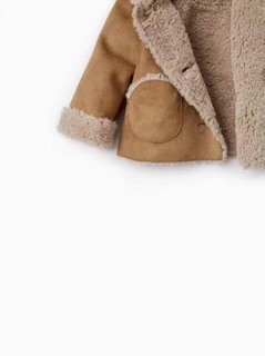 Áo khoác da lộn ZARA BG