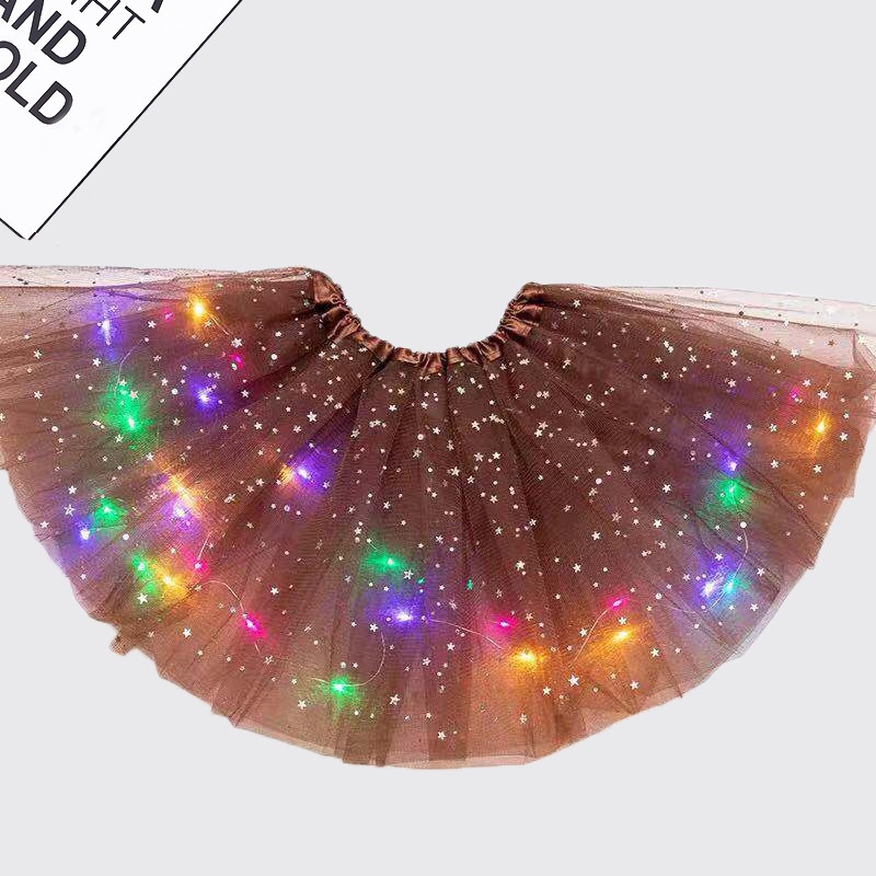 Đầm Xòe Đính Kim Sa Lấp Lánh Xinh Xắn Cho Bé Gái akku