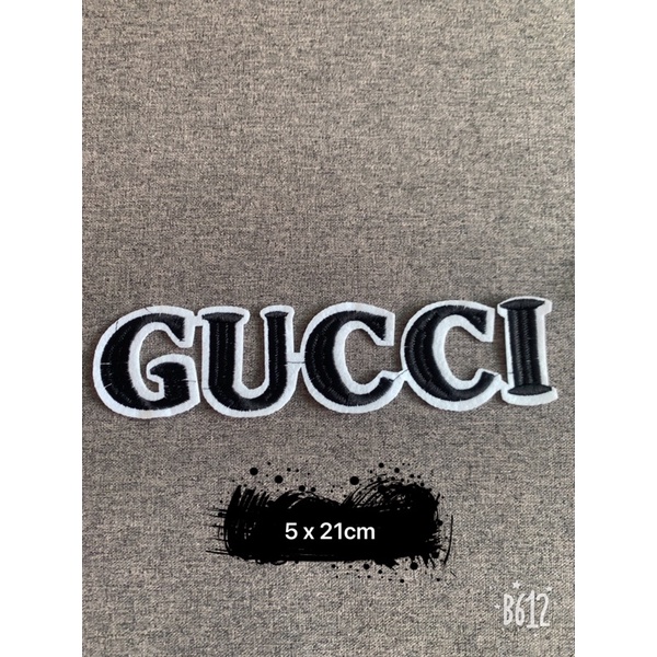 Sticker thêu gucci