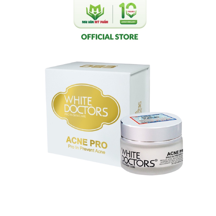 Kem ngừa mụn mờ sẹo thâm White Doctors Acne Pro 25g - Mỹ Phẩm Mai Hân