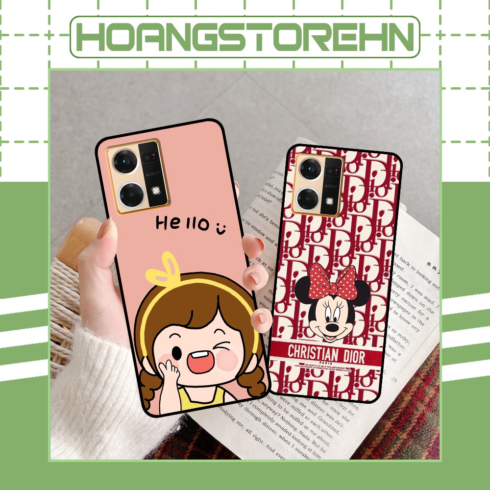 Ốp Oppo Reno 7 4G / Reno 7 5G (Reno7 5G) / Reno 7Z 5G (Reno7 Z 5G)  in hình mickey, hổ, kingtiger siêu rẻ T19 - T24