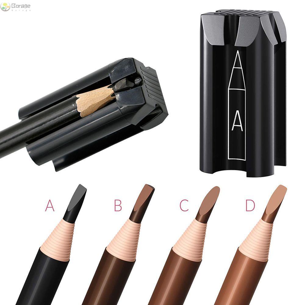 (Hàng Mới Về) Bút Xăm Môi / Chân Mày 4 Trong 1 Bằng Nhựa Chống Nước Tiện Dụng