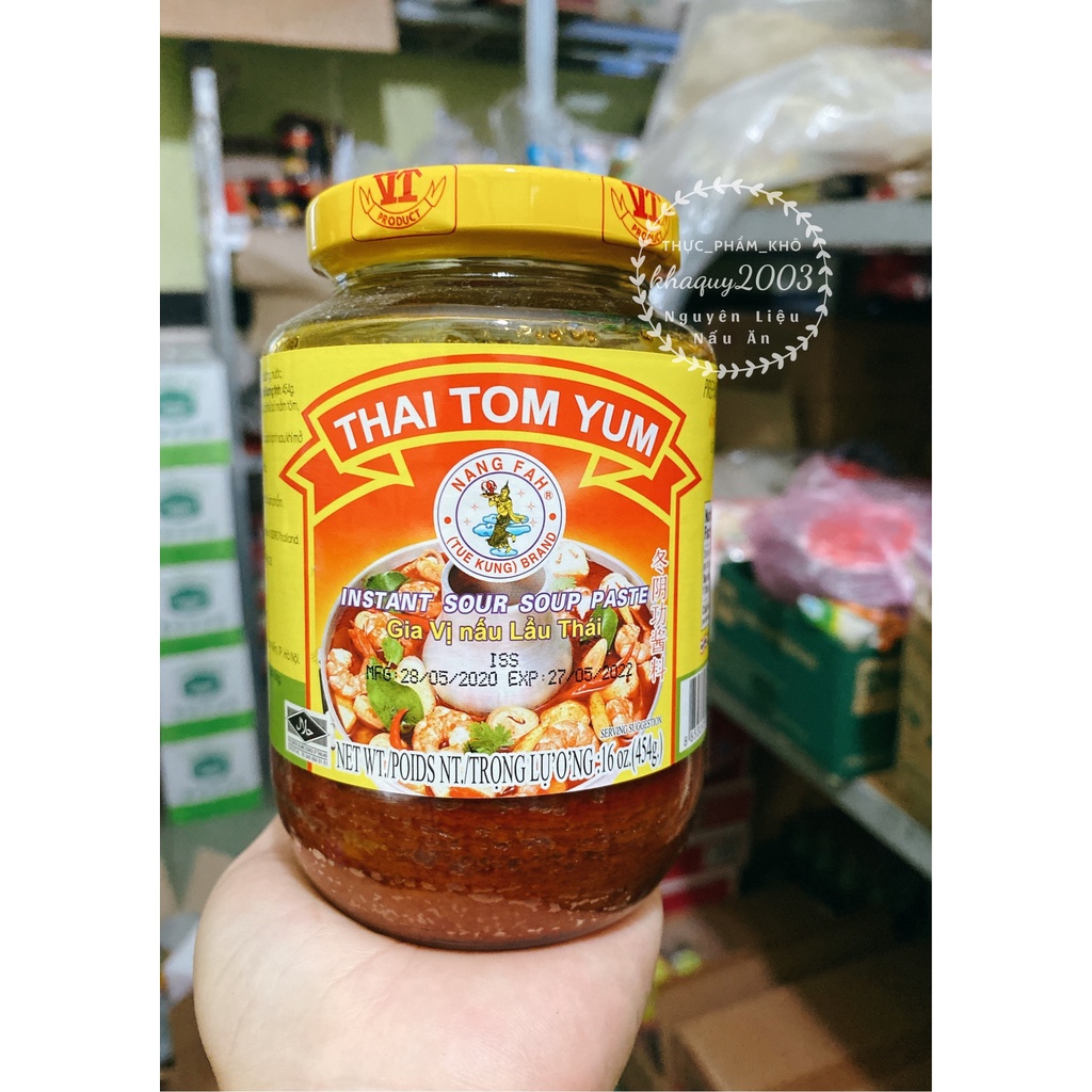 Gia vị nấu lẩu Thái Tom Yum hủ 454gr