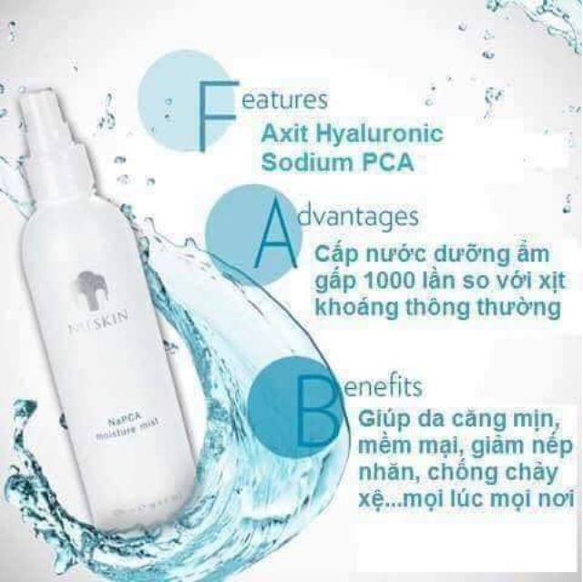 Xịt Khoáng NaPCA Nuskin