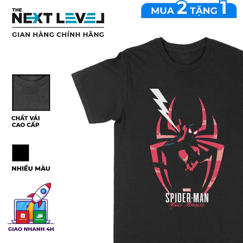 ULWG / / / Áo thun Marvel's Spider-Man: Miles Morales - Bắn Tơ Unisex THE NEXT LEVEL, Cotton 100% nam nữ - BT0022 ! ! !