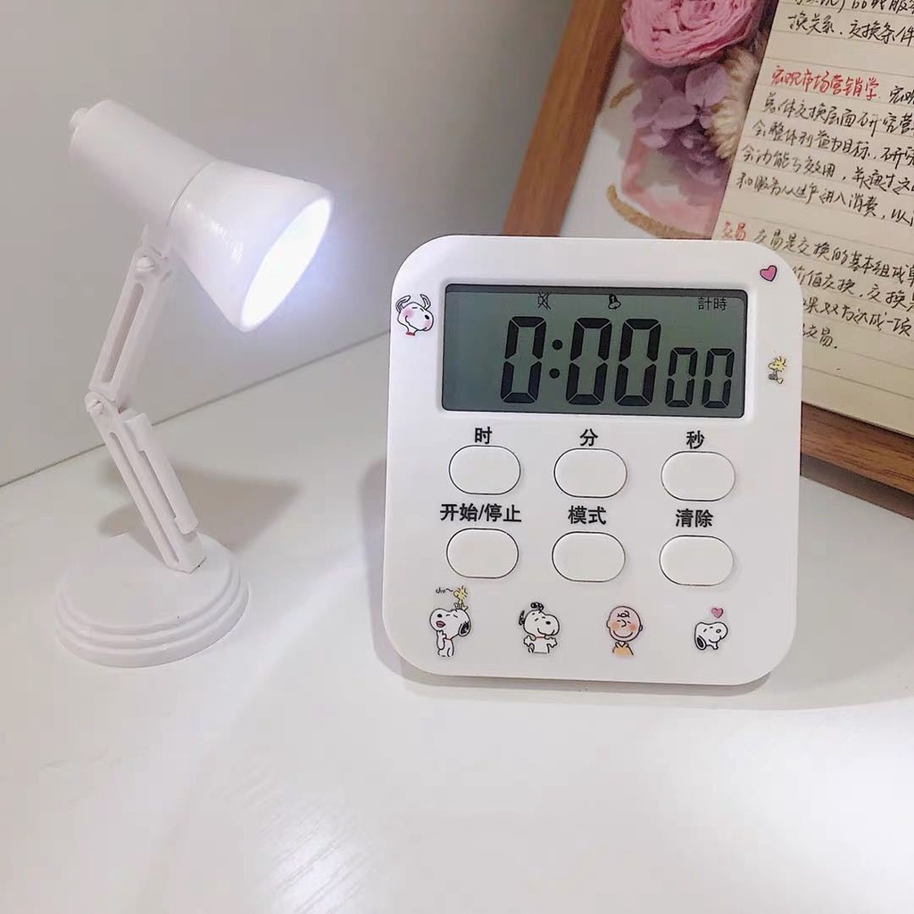 Máy tính bỏ túi/ Máy hẹn giờ báo động đa năng tiện lợi kèm phụ kiện