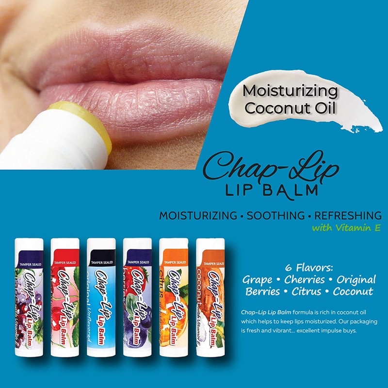 Son dưỡng môi Chaplip-dòng cạnh tranh với chapstick