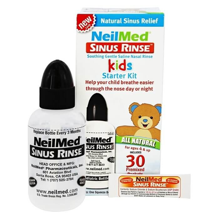 Bình rửa mũi muối NEILMED - Sinus Rinse 120ml của Mỹ