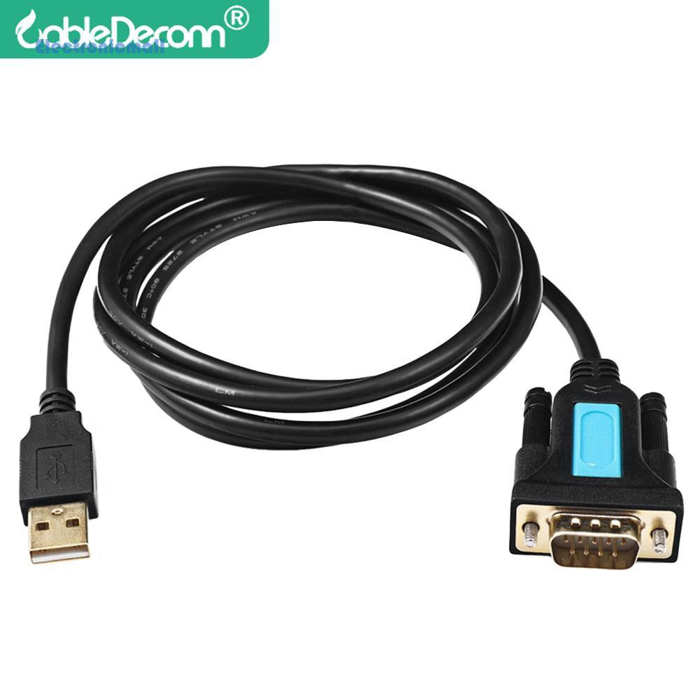 Cáp Chuyển Đổi Cổng Usb 01 Sang Rs232 Com 9 Pin Cho Win 10 / 8 / 7 / Xp