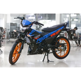 Tem rời Raider mẫu 2021 - tem xanh đen không bay màu