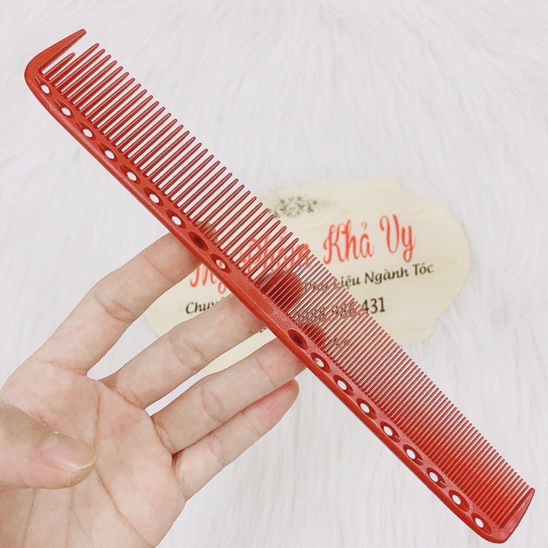 Lược YS cắt tóc nam barber chuyên nghiệp màu đỏ REd