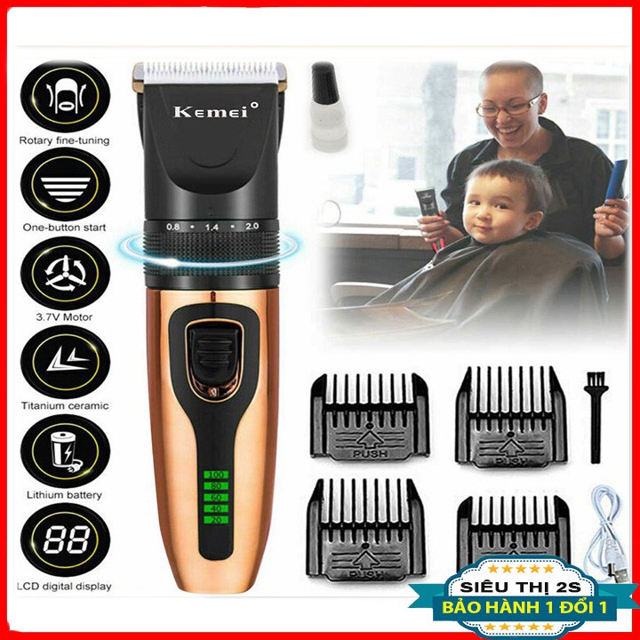 Tông đơ cắt tóc gia đình KEMEI-6189