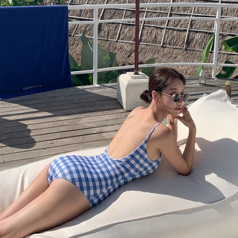 Bộ Đồ Bơi Một Mảnh Có Miếng Đệm Nâng Ngực Phong Cách Hàn Quốc Cho Nữ | BigBuy360 - bigbuy360.vn