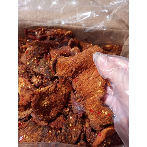 500g Khô Bò miếng vụn lớn dai mềm thơm ngon