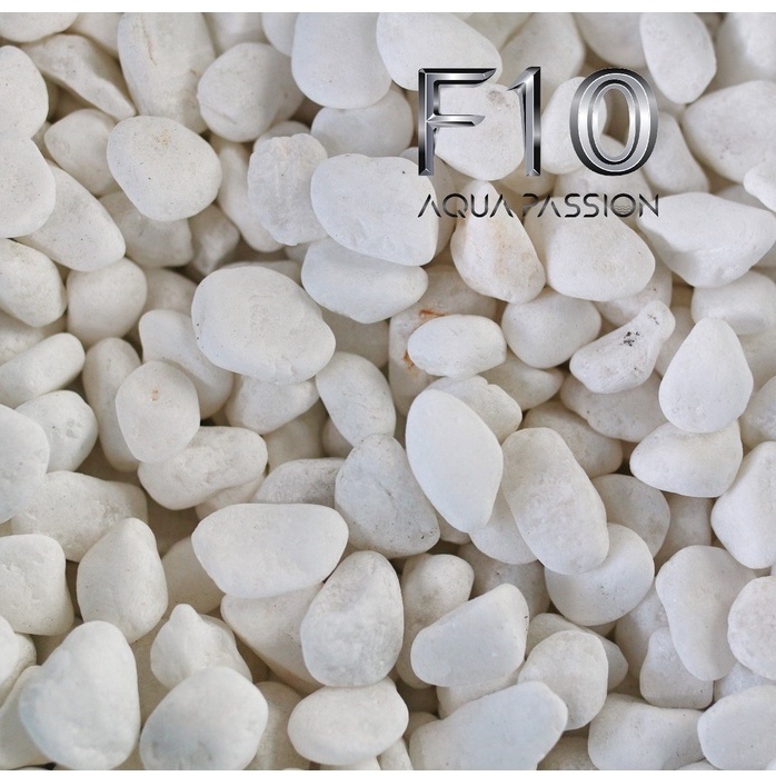 Sỏi trắng tự nhiên trang trí bể cá chậu hoa 1KG