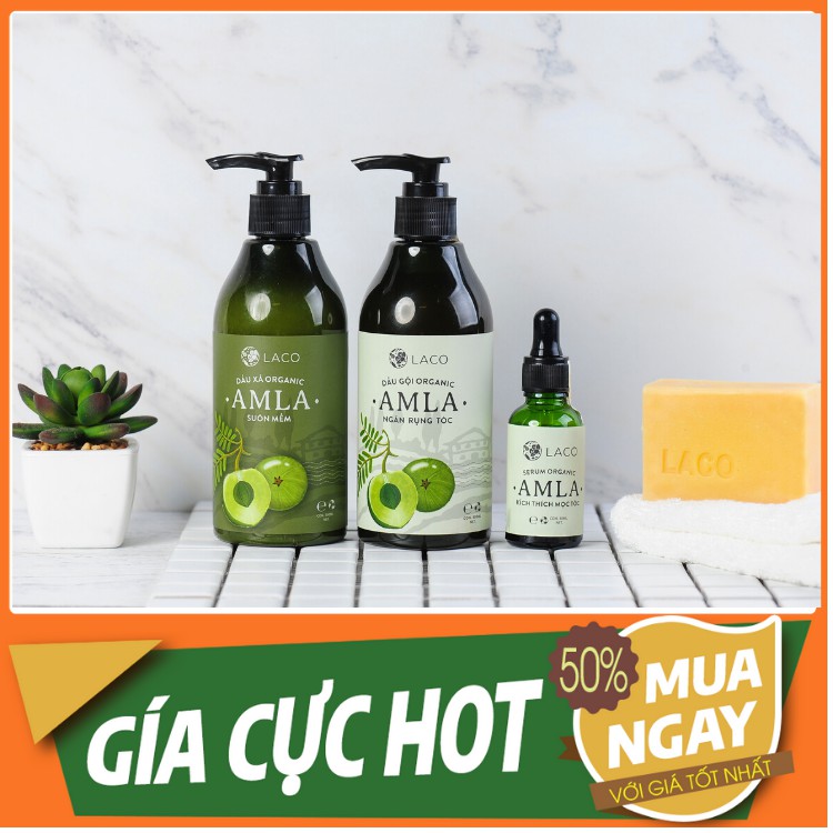 Dầu Gội Đầu Trị Gàu, Ngăn Rụng Tóc Organic Amla | BigBuy360 - bigbuy360.vn