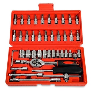 Bộ đồ nghề 46 chi tiết sửa ô tô xe máy đa năng