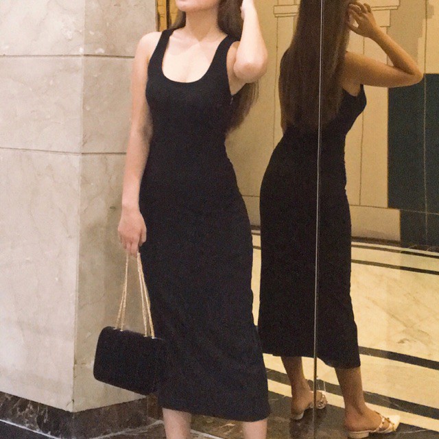 Váy Body [𝓕𝓻𝓮𝓮 𝓢𝓱𝓲𝓹] Đầm Body Ba Lỗ Nữ Dáng Dài Ôm Tôn Dáng Chất Vải Cao Cấp | BigBuy360 - bigbuy360.vn