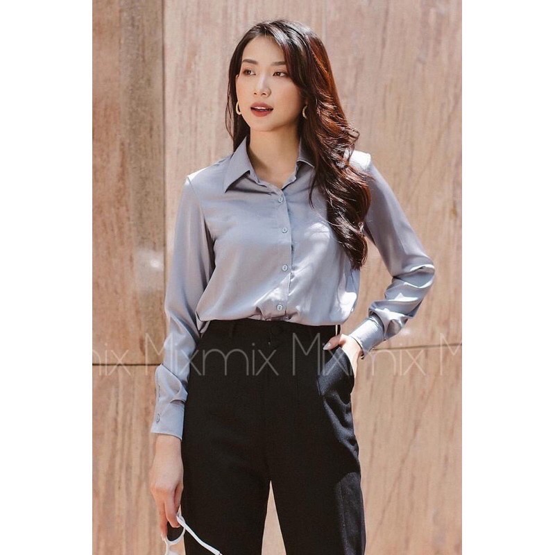 ÁO SƠ MI LỤA TRƠN | BigBuy360 - bigbuy360.vn