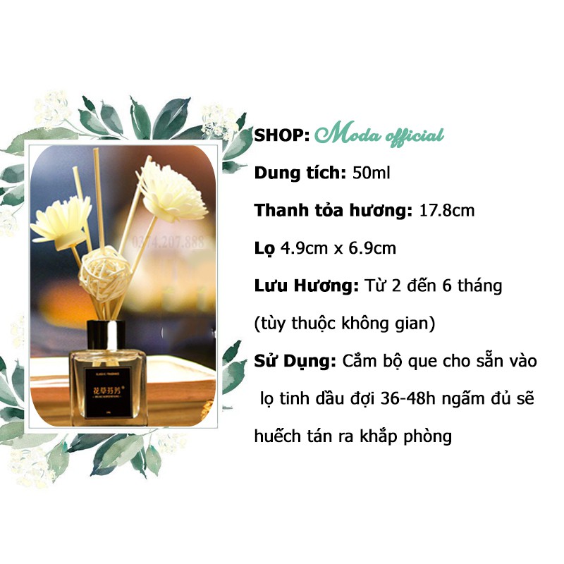 Tinh Dầu Thơm Phòng Thái Lan Tự Khuếch Tán Lọ Hoa Tinh Dầu